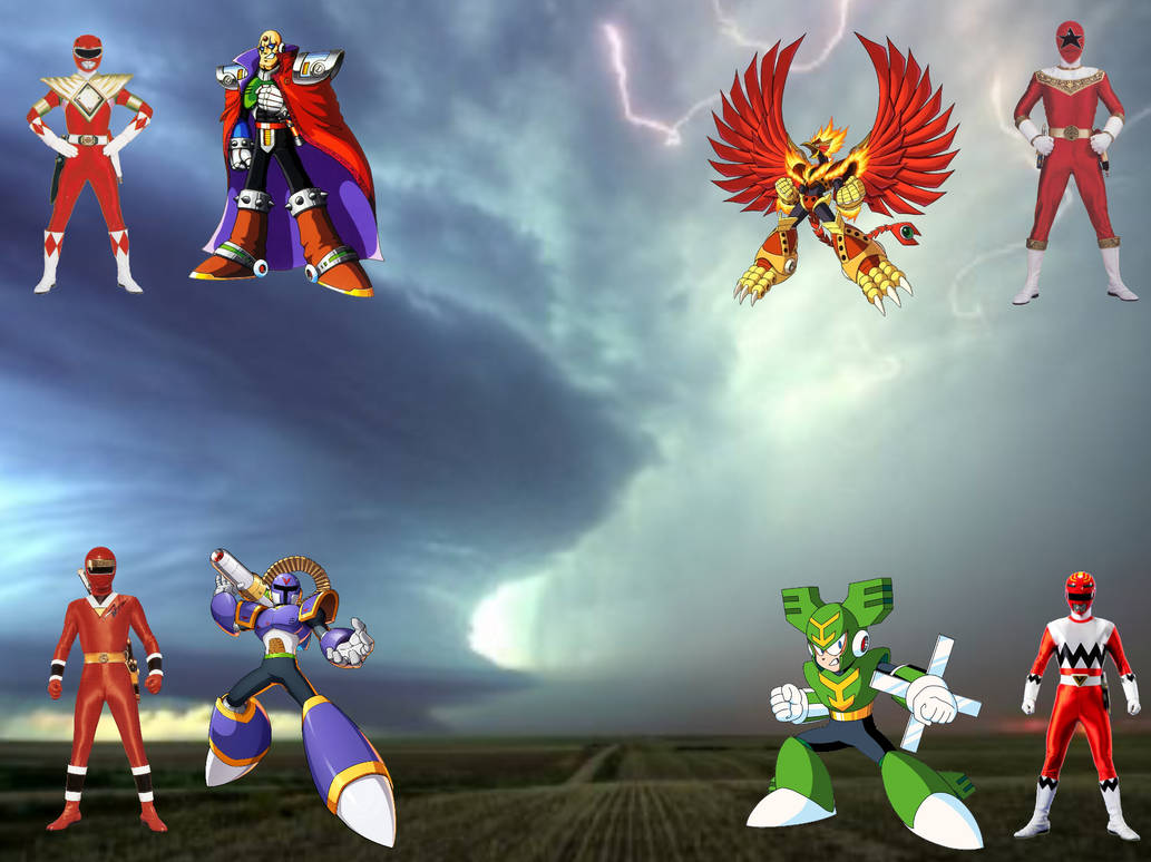 Team Rangers Robot RED RANGERS AND ROBOTS by Jamesdean1987 on DeviantArt