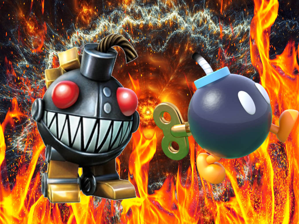 Deviantart Sub Bomb Fire Bomb VS Walking Bomb by Jamesdean1987 on DeviantArt