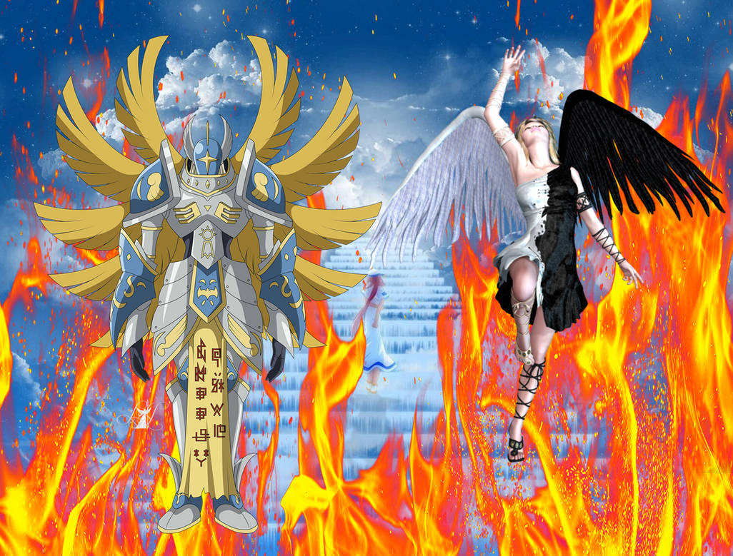 Angel Digimon VS Twilight Fallen Angel by Jamesdean1987 on DeviantArt
