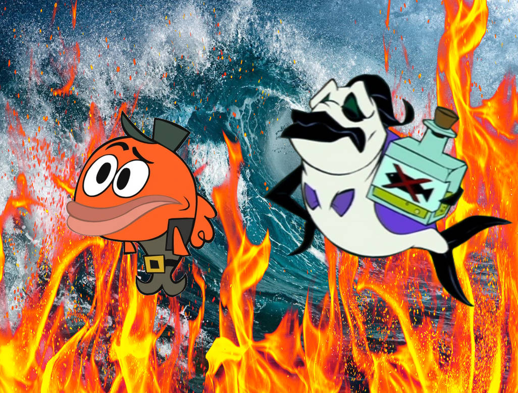 Commando Fish VS Fish Villain by Jamesdean1987 on DeviantArt