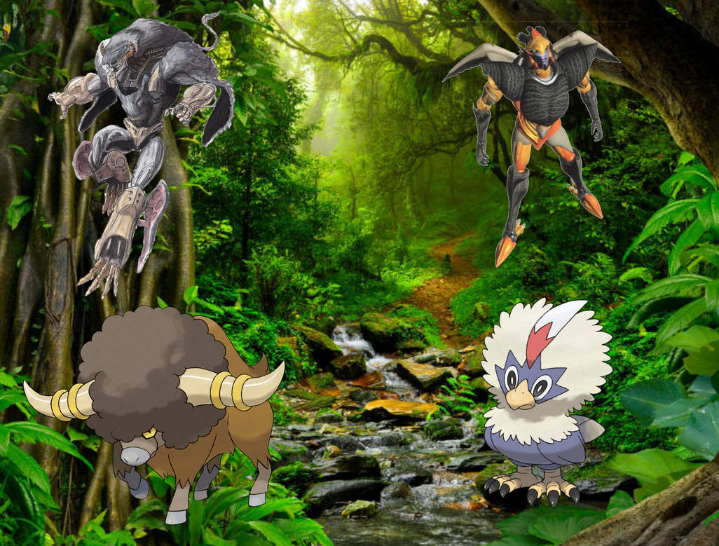 Bison Pokemon JUNGLE BUFFALO POKEMON FURY by Jamesdean1987 on DeviantArt