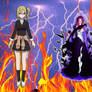 Mage Girl VS Lightning Witch