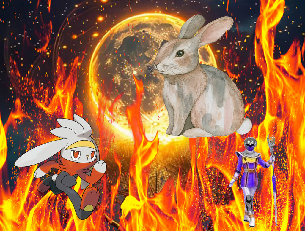 Rabbids Vs Rabbits Deviantart Rabbit VS Rabbit by Jamesdean1987 on DeviantArt