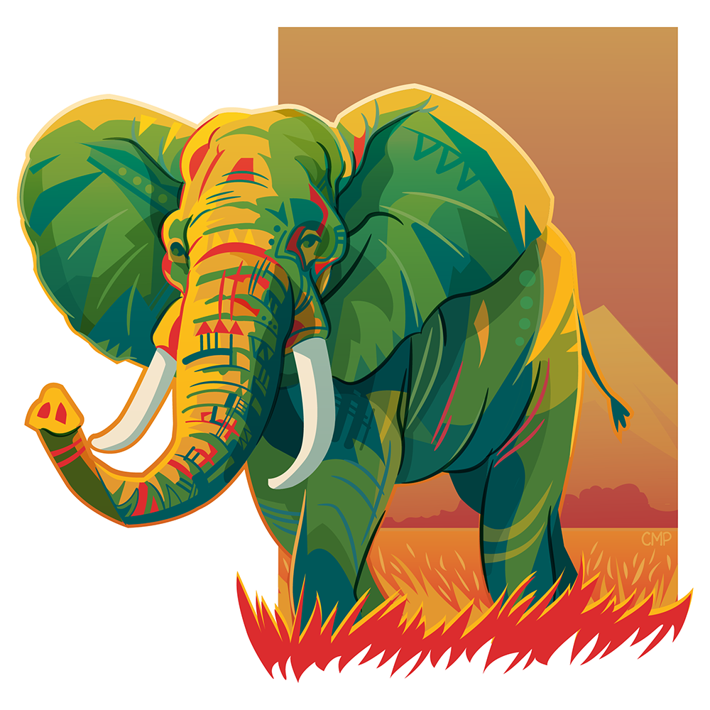 Elephant Adobe Illustrator Vector Art by CalebMProchnow on DeviantArt