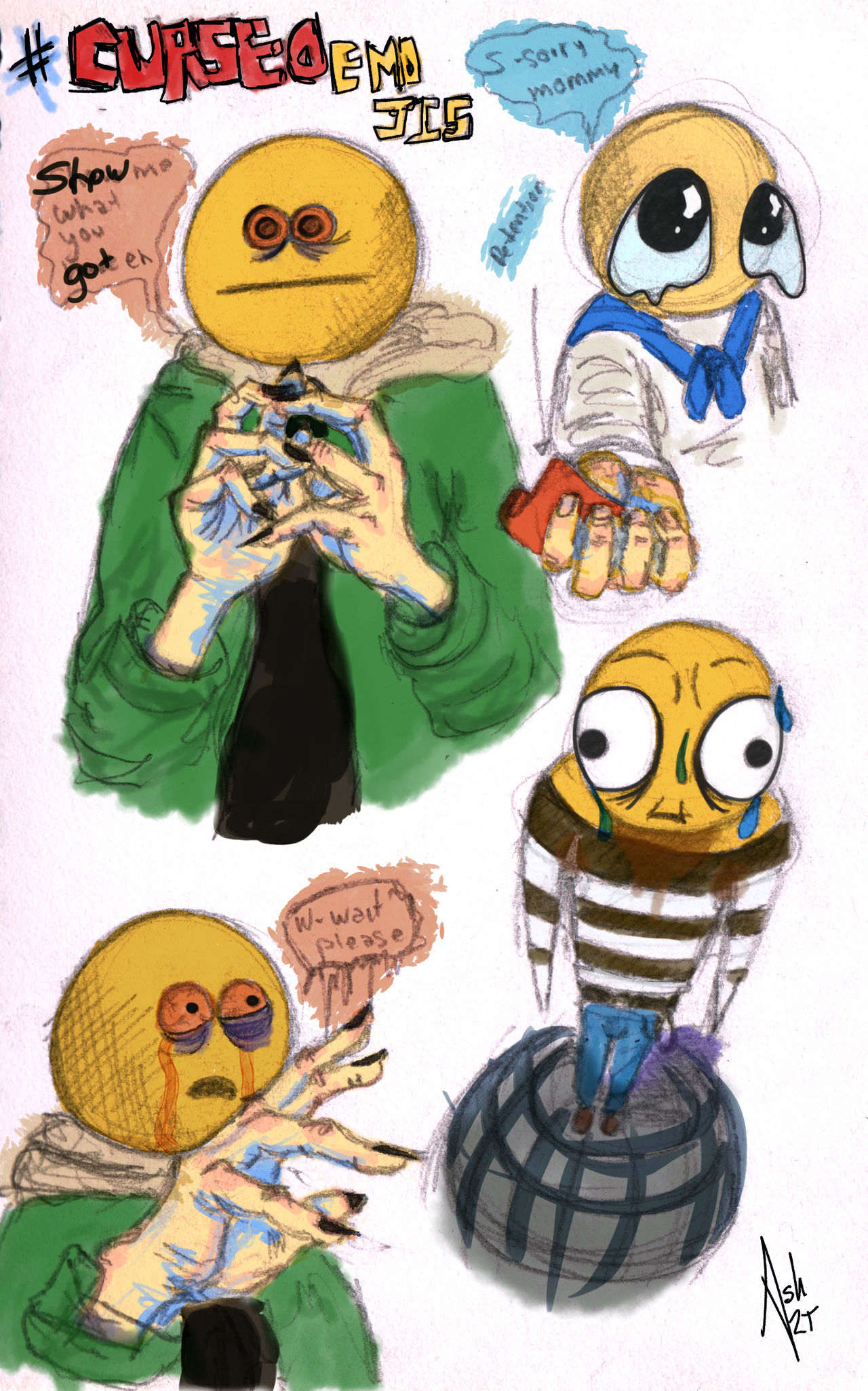 Cursed Emotes Custom Cursed emojis by Aashaes on DeviantArt