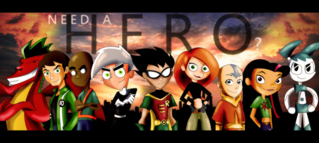 Nickelodeon, Cartoon Network, Disney- Need a Hero? by xeternalflamebryx on DeviantArt Nickelodeon, Cartoon Network, Disney- Need a Hero? by xeternalflamebryx on DeviantArt