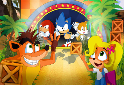 Crash's and Sonic's N SANE MANIA