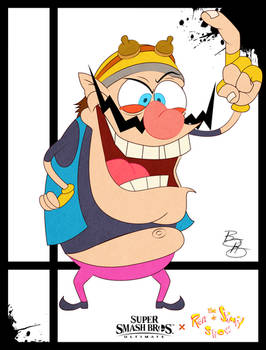 Super Smash Styles- 30 Wario x Ren and Stimpy