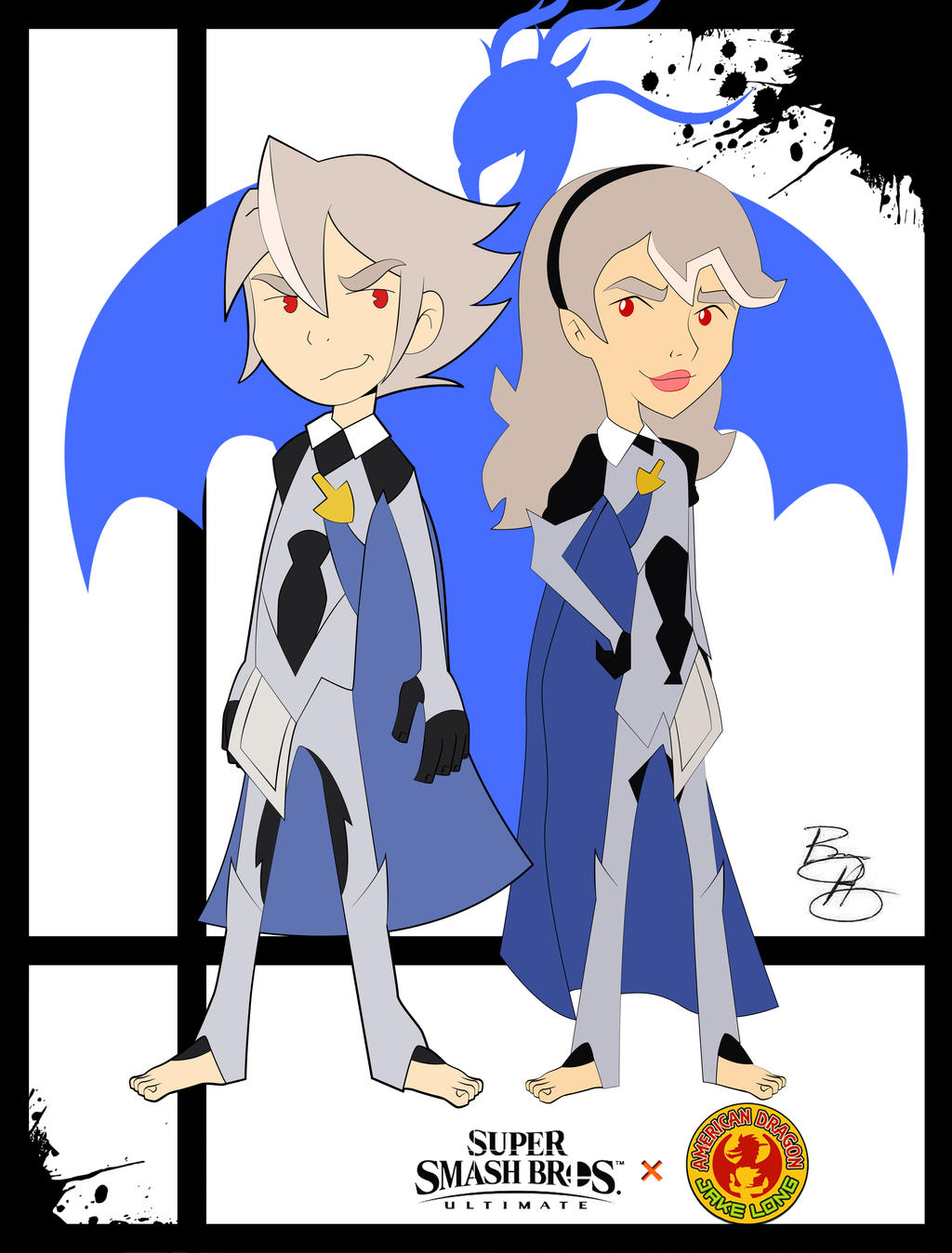 62 Corrin Super Smash Styles- 58 Corrin x American Dragon by xeternalflamebryx on ...