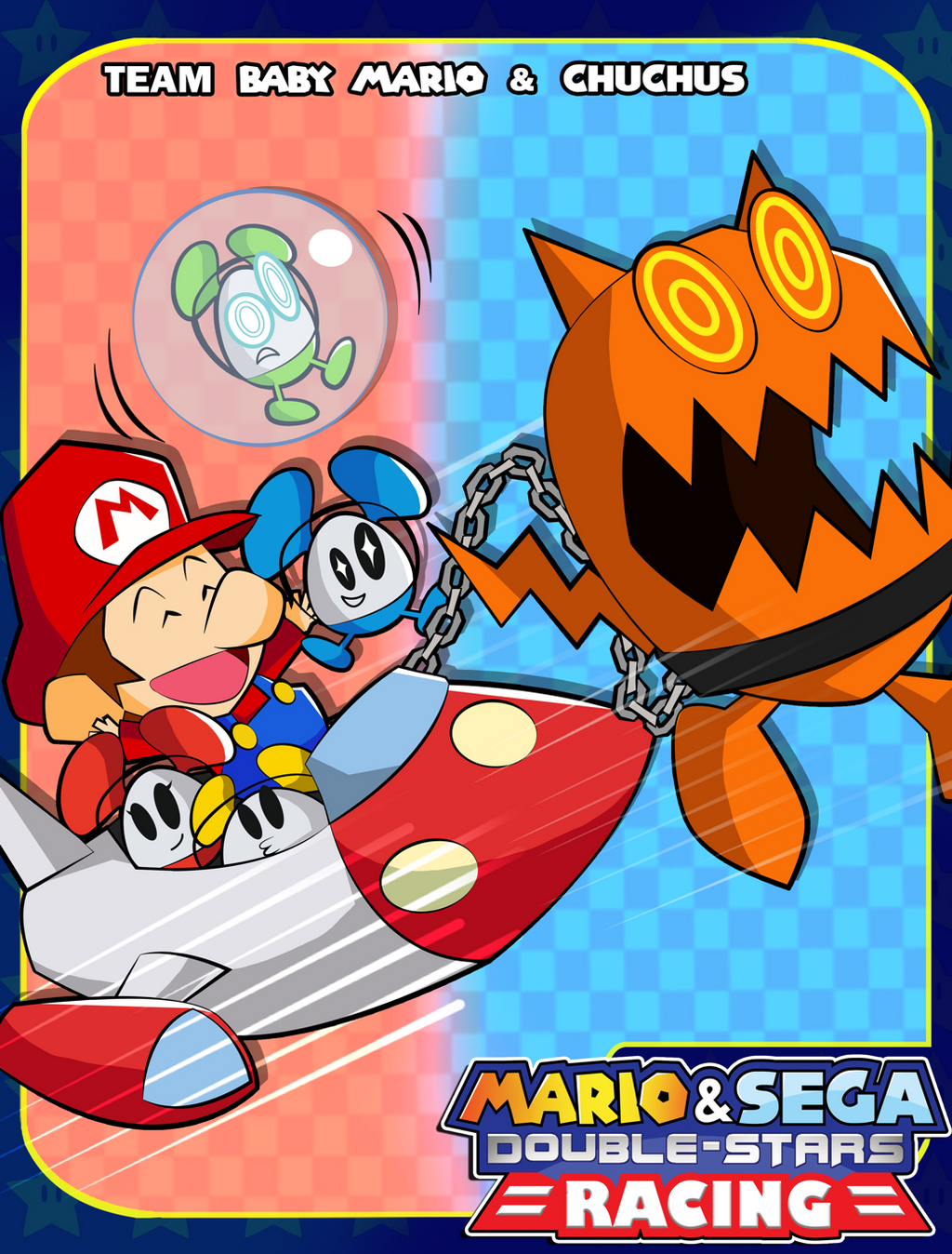 Mario and Sega Double Stars Racing- Baby Mario Chu by xeternalflamebryx ...