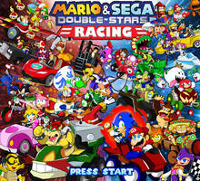 Mario and Sega Double Stars Racing