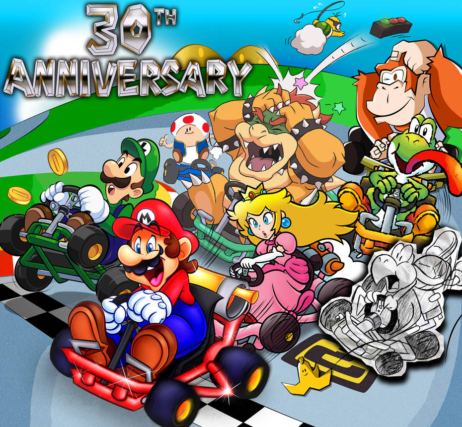 Mario Kart Tour 1st Anniversary by milespod on DeviantArt