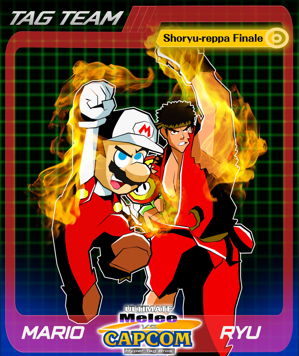 Ultimate Melee vs Capcom- Mario and Ryu by xeternalflamebryx on DeviantArt