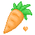 Free Pixel Carrot Icon