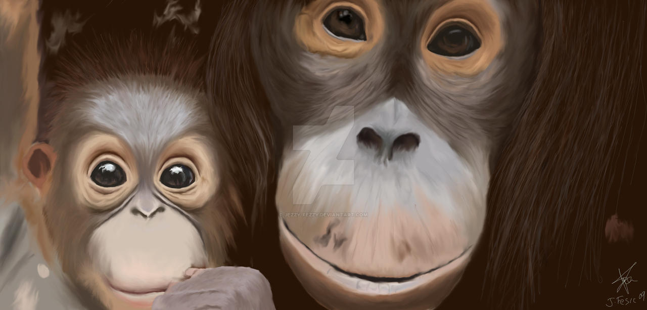 Orangutan piece- with no cage