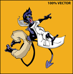 Night Crawler in Vector