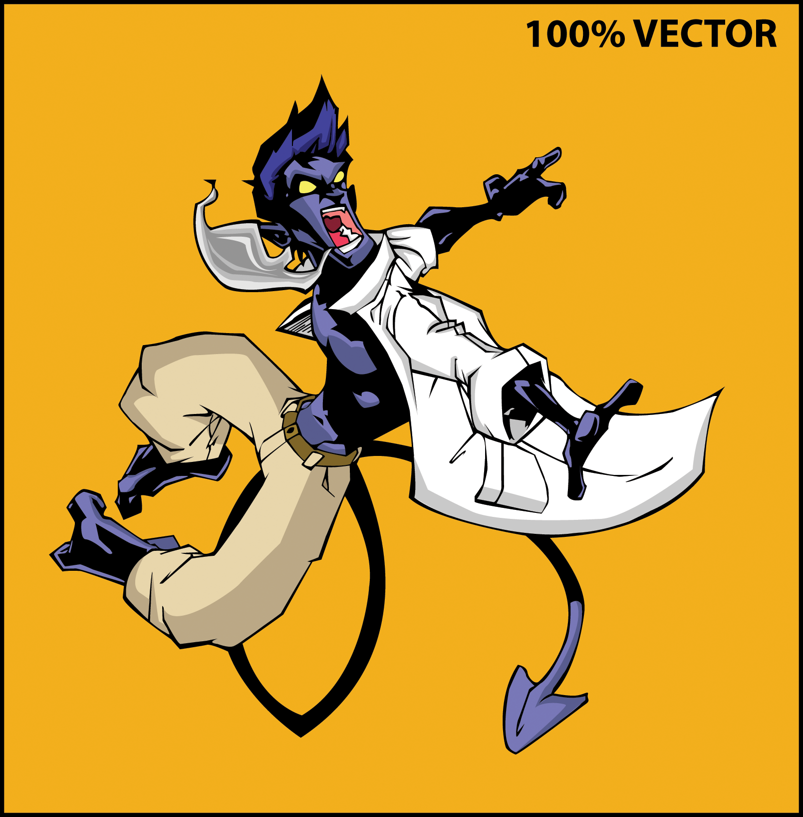 Night Crawler in Vector