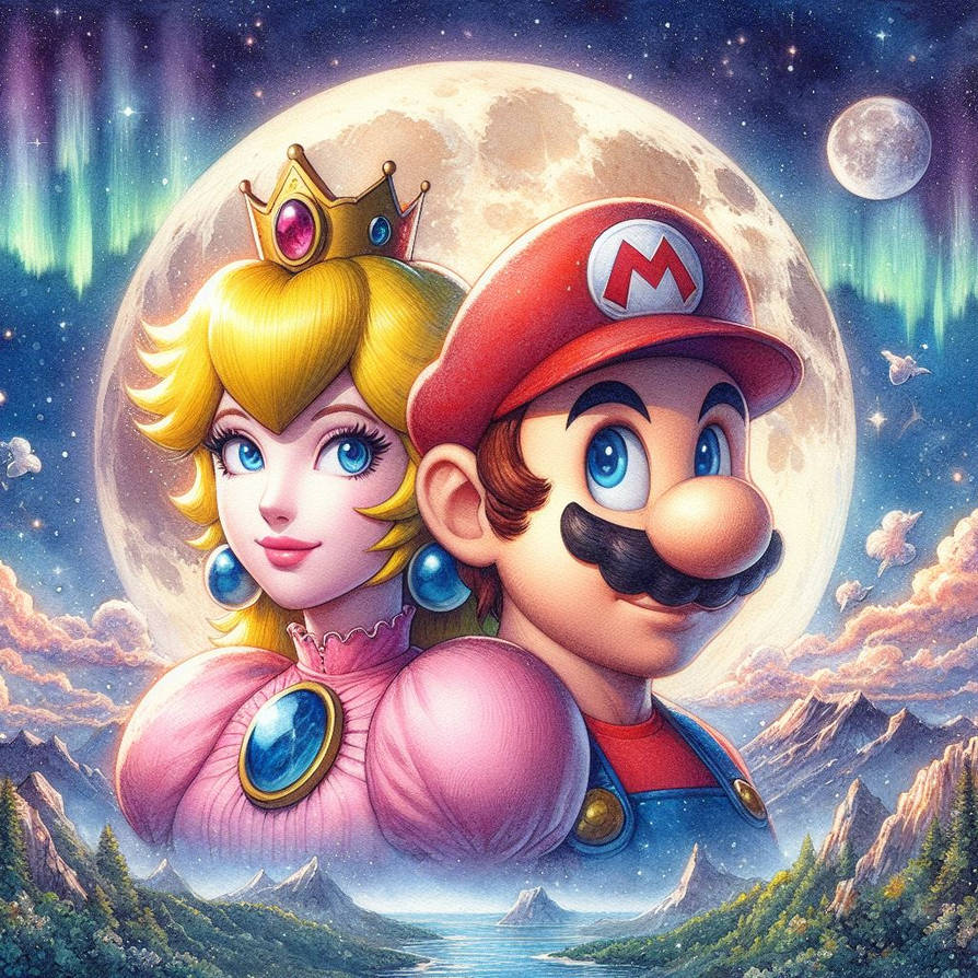 Princess Peach And Mario By KawaiiDreamerTohru On DeviantArt princess-peach-and-mario-by-kawaiidreamertohru-on-deviantart