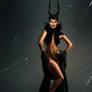 ANGELINA JOLIE AS MALEFICENT