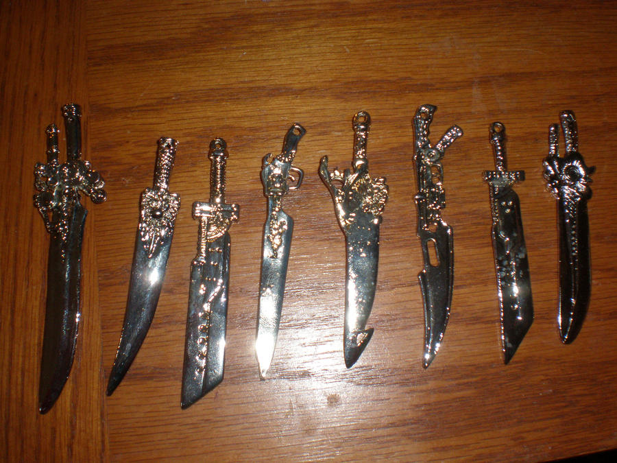 Final Fantasy Weapons Set Of 8 by VincentsOnlyLover on DeviantArt