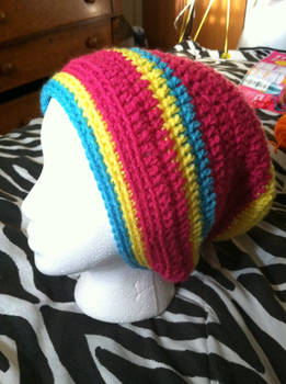 Celestial Yarn Pansexual Slouchy Beanie