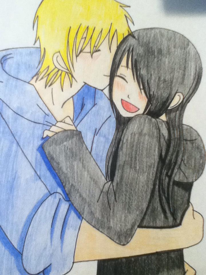 Anime Couple Cuddling by emogirl150 on DeviantArt Anime Couple Cuddling by emogirl150 on DeviantArt