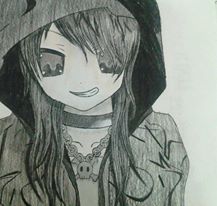 Smirking Anime Girl by emogirl150 on DeviantArt