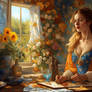 A stunning impressionist portrait