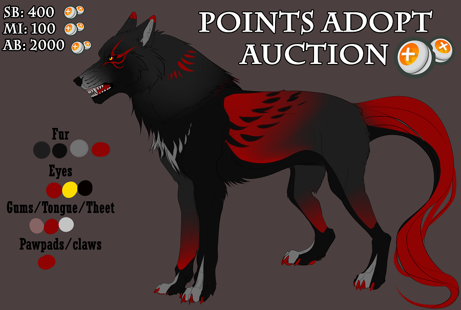 Wolf Adopt (POINTS) - CLOSED