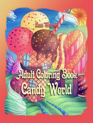 Adult Coloring Book - Candy World