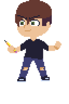 Pixel Art Self Portrait