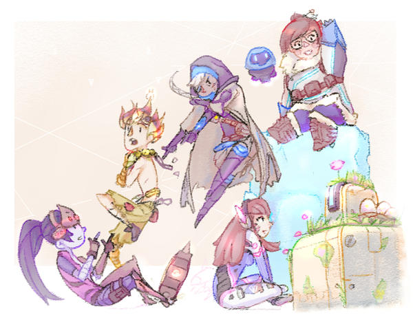 Overwatch - my little squad by biyavi