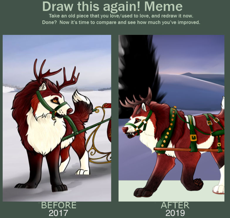 Art progression meme by KankuranLupus on DeviantArt