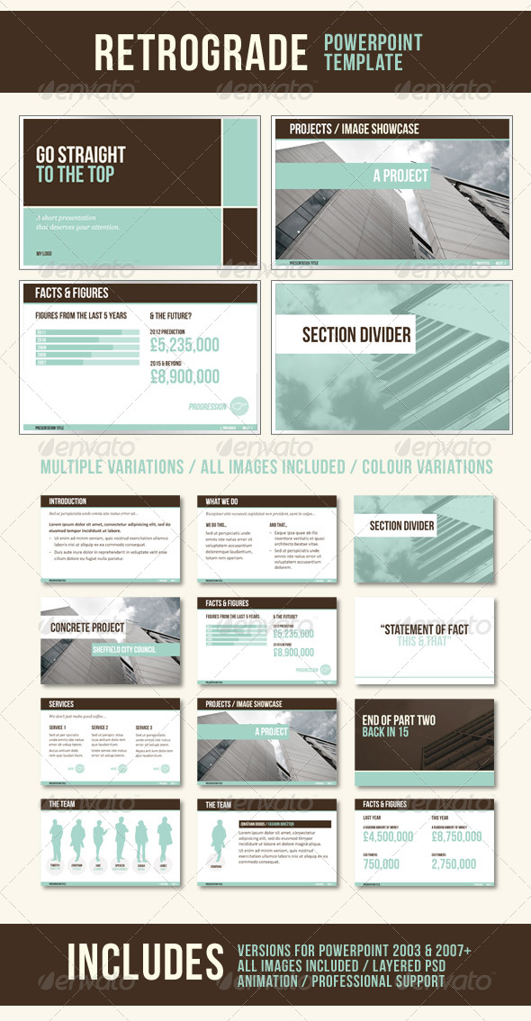 RetroGrade PowerPoint Template