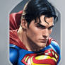 superman sticker with