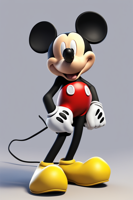 Mickey hot sale yellow shoes