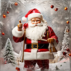 Create-unique-artistic-portrait-representing-santa