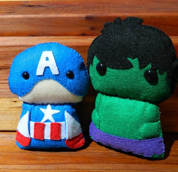 captain America and The Hulk!