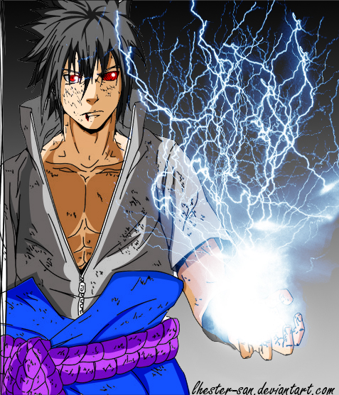 Uchiha Sasuke's chidori by Arandin on DeviantArt