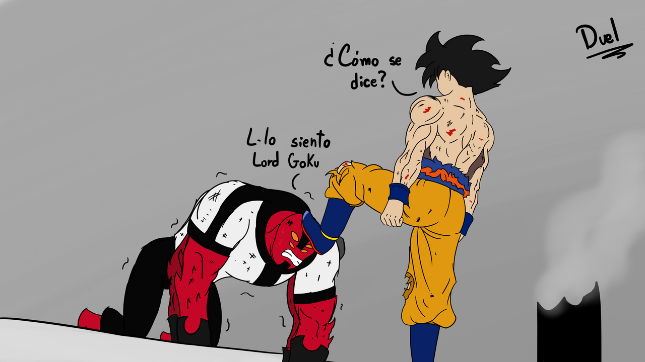 Fourarms vs Goku by Dararakz on DeviantArt