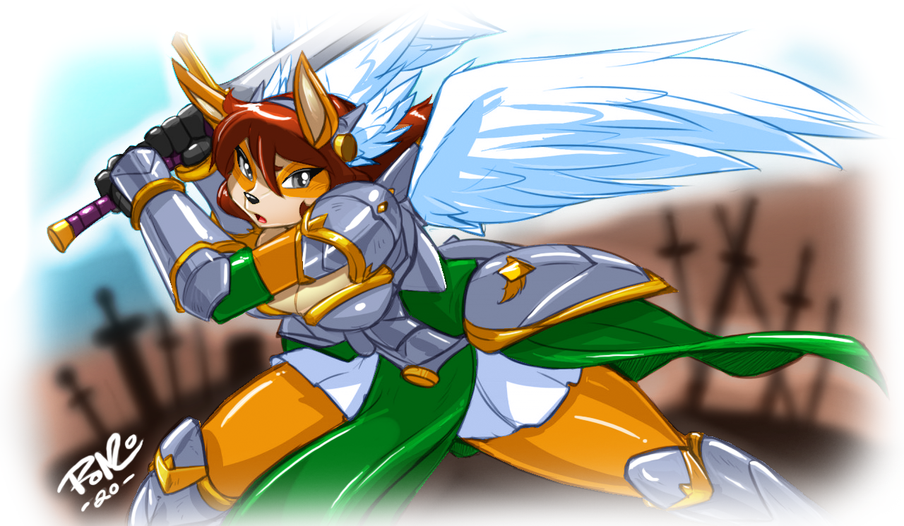 Valkyrie Maxine by ShoNUFF44 Colors by UStudios