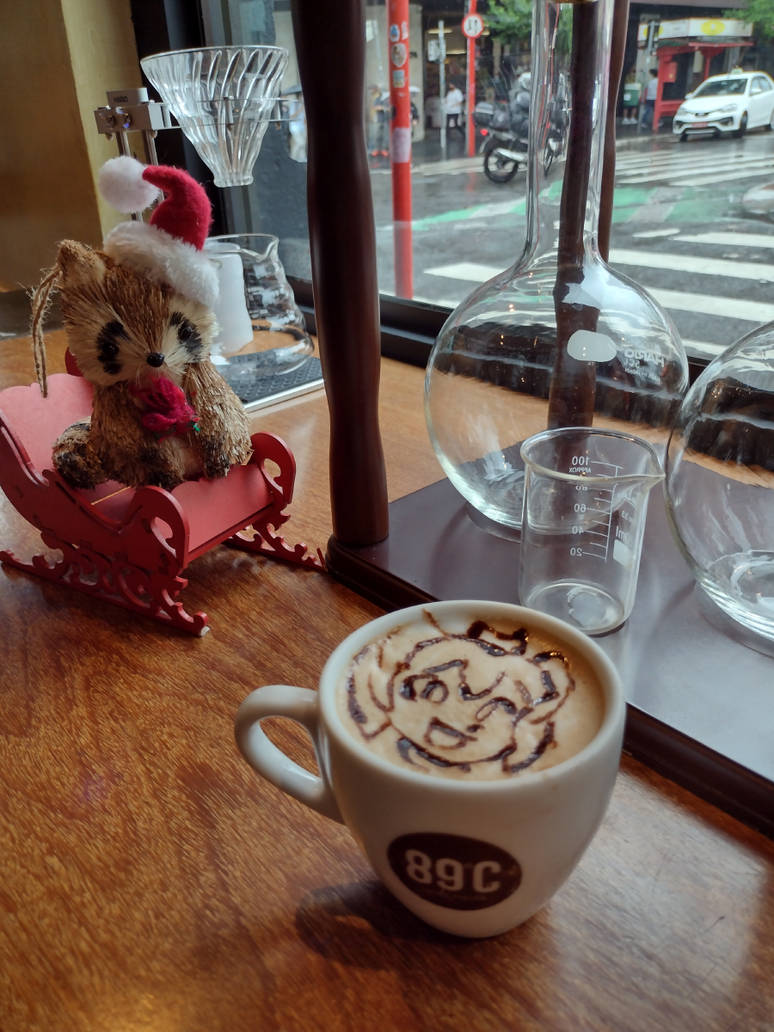 Sandy Coffee Surprise by pixelbastet on Twitter by KemonoCafe on DeviantArt