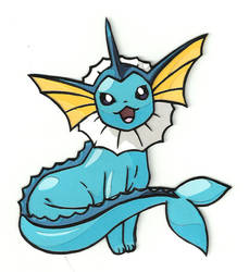 Papercut: Vaporeon