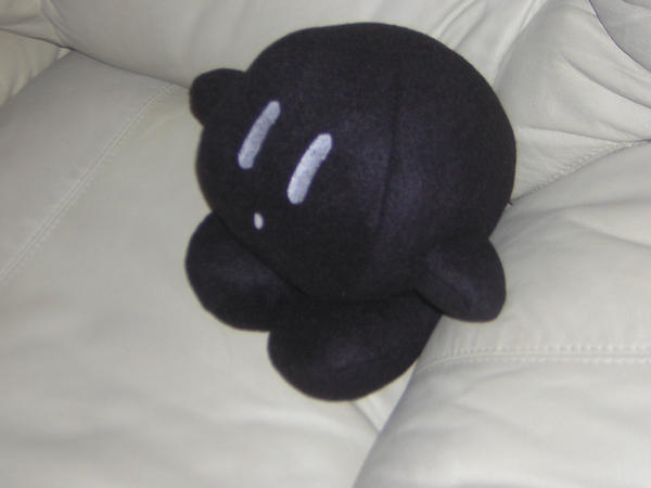 black kirby plush