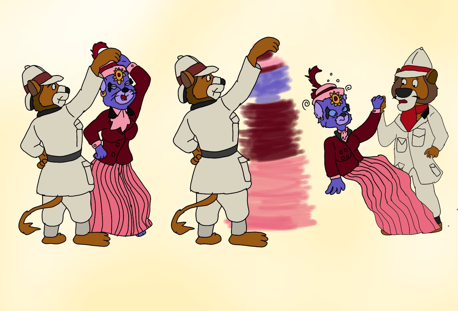 Willy Fog And Romy dancing tango by JakubMacekCZ on DeviantArt