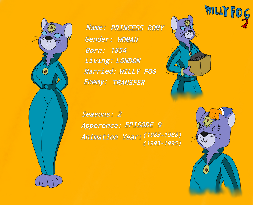 Willy Fog (1983-1993): PRINCESS ROMY by JakubMacekCZ on DeviantArt