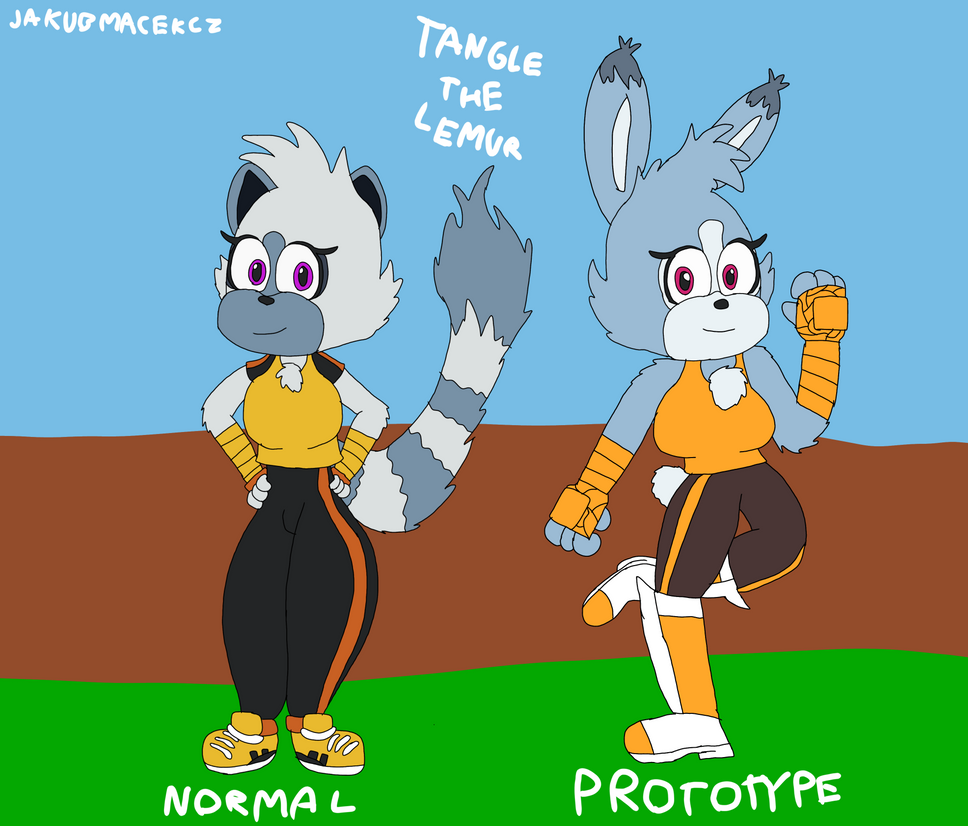 Lemur Mix Rabbit Tangle the Lemur / Rabbit - Sonic IDW (REMAKE) by JakubMacekCZ on ...