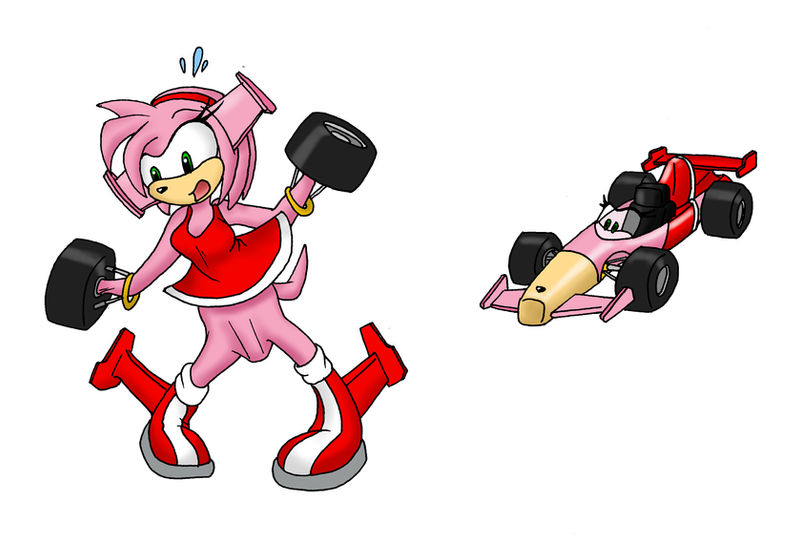 Amy Rose F1 car TF