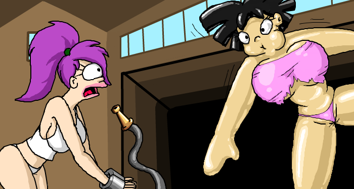Leela And Amy On Planet Tf By Redflare500 Leela And Amy On Planet Tf By Redflare500