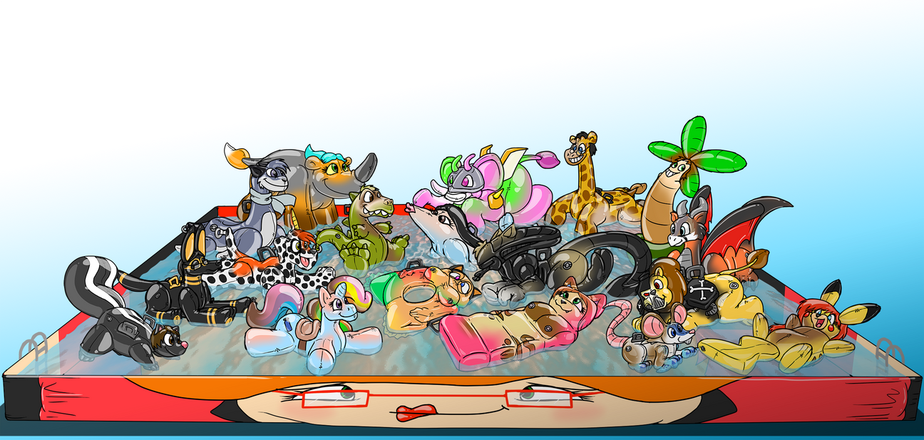 Massive Pool Toy TF Party Squeakathon by Redflare500 on DeviantArt.